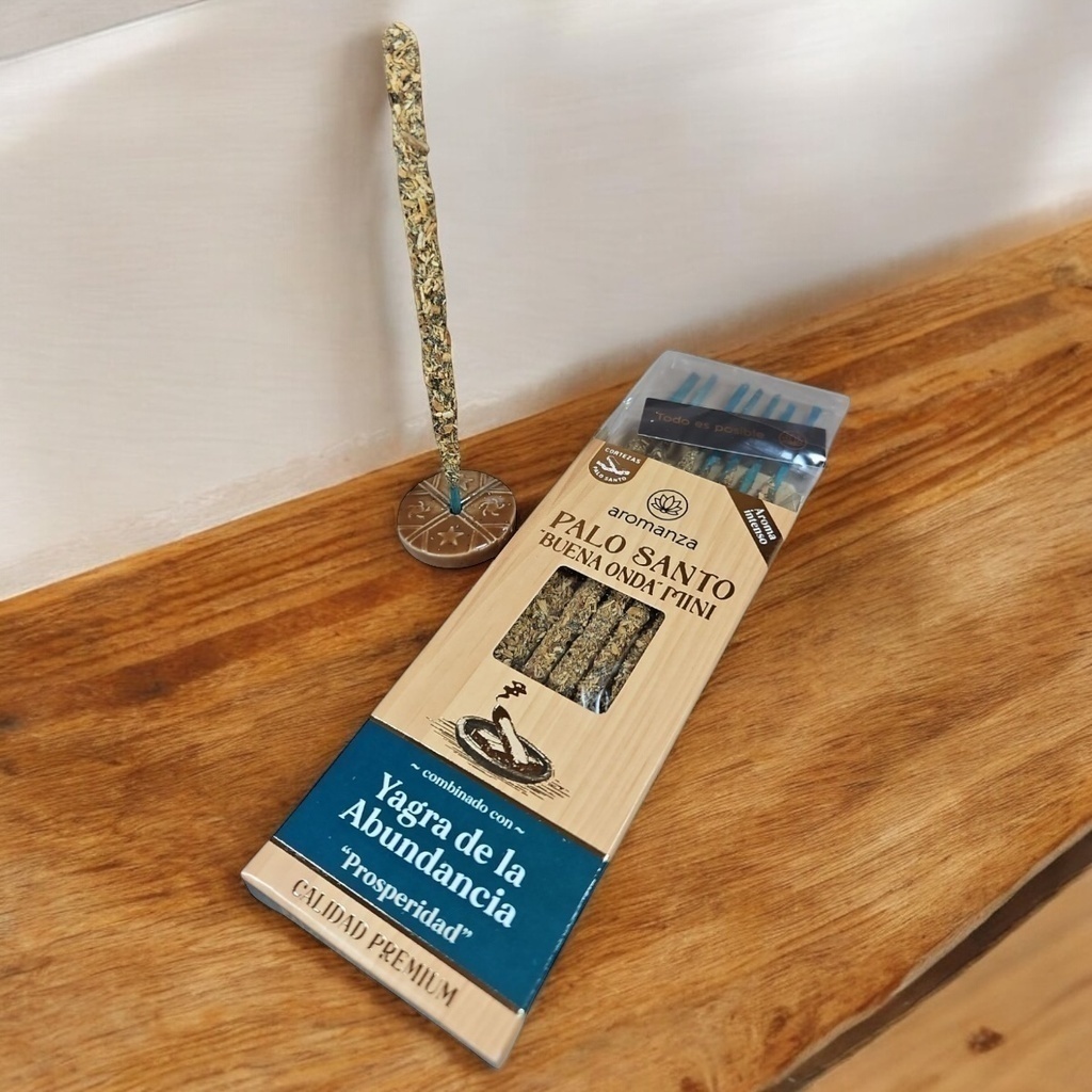 Sahumerios Mini Palo Santo BUENA ONDA YAGRA DE LA ABUNDANCIA - 3