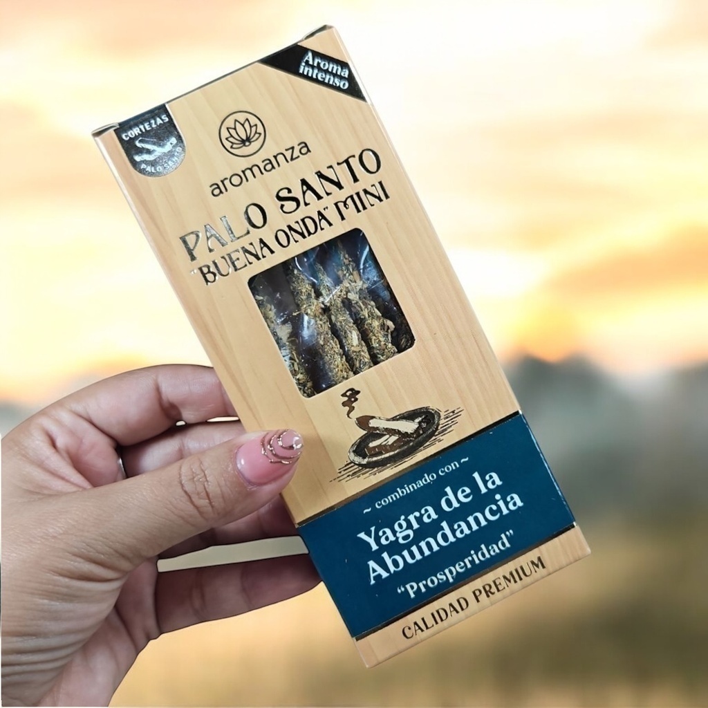 Sahumerios Mini Palo Santo BUENA ONDA YAGRA DE LA ABUNDANCIA - 4
