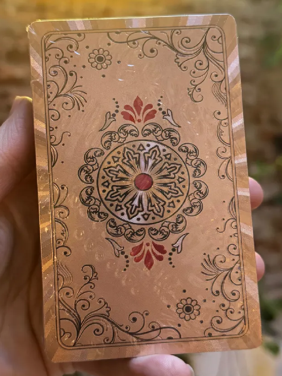 Gold Foil Tarot Pink Rosa Rider Waite Caja Imantada 12x7cm - 3