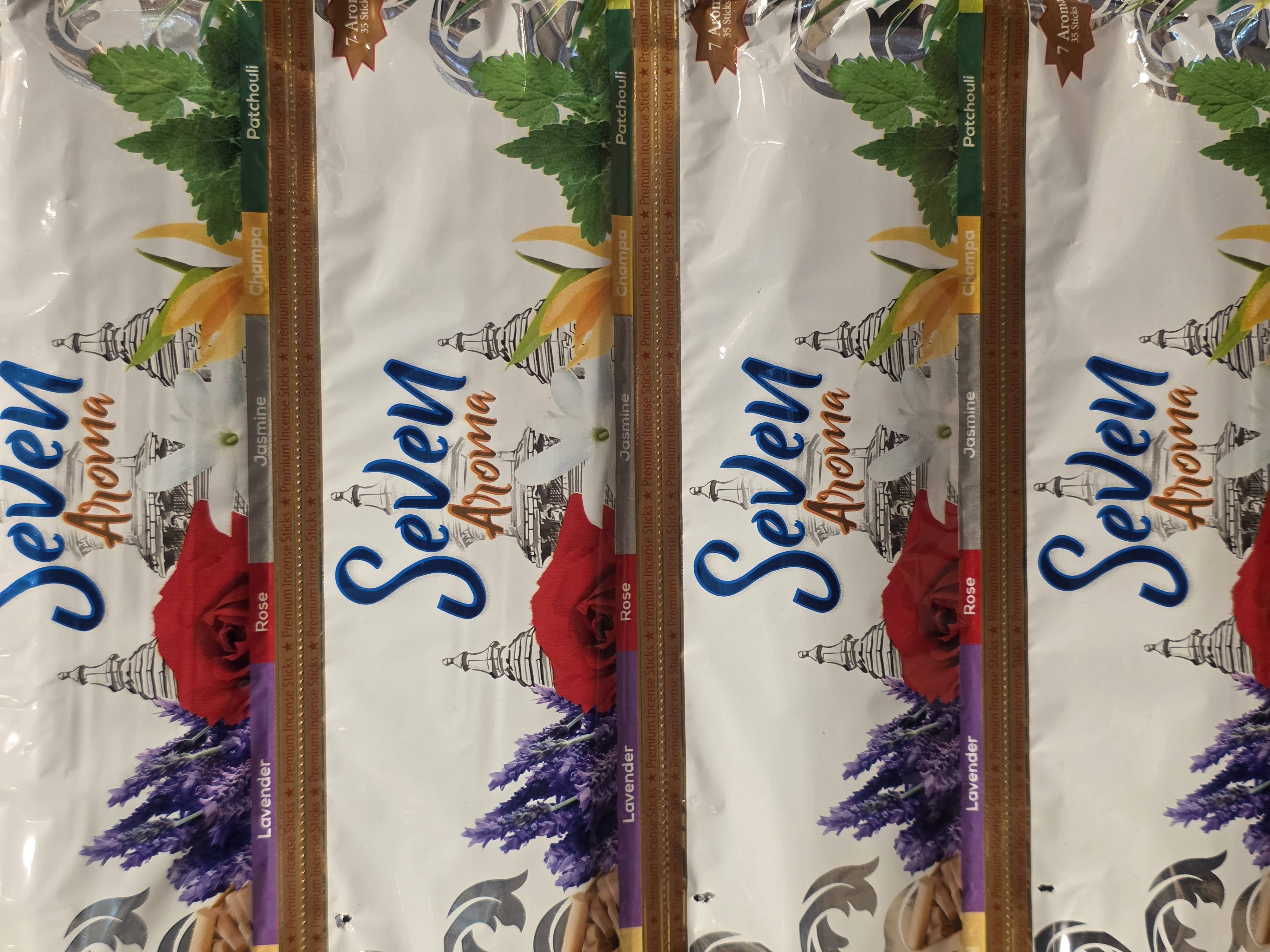 Sahumerios Seven Sree Vani 7 Aromas x 35 Varillas