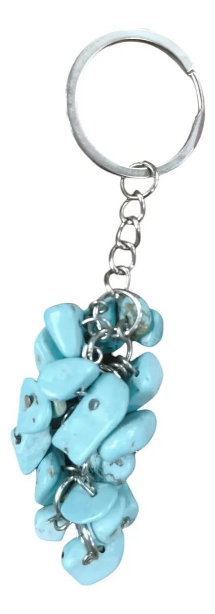 Llaveros de Piedras Chip - TURQUESA y Varias - 2